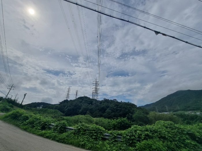 일련번호 1, 2) 지상 송전선 전경