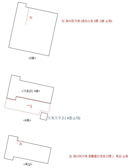 기계기구 배치도