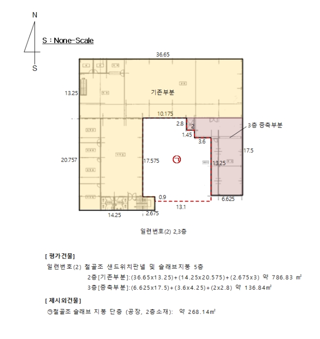 지적 및 건물개황도