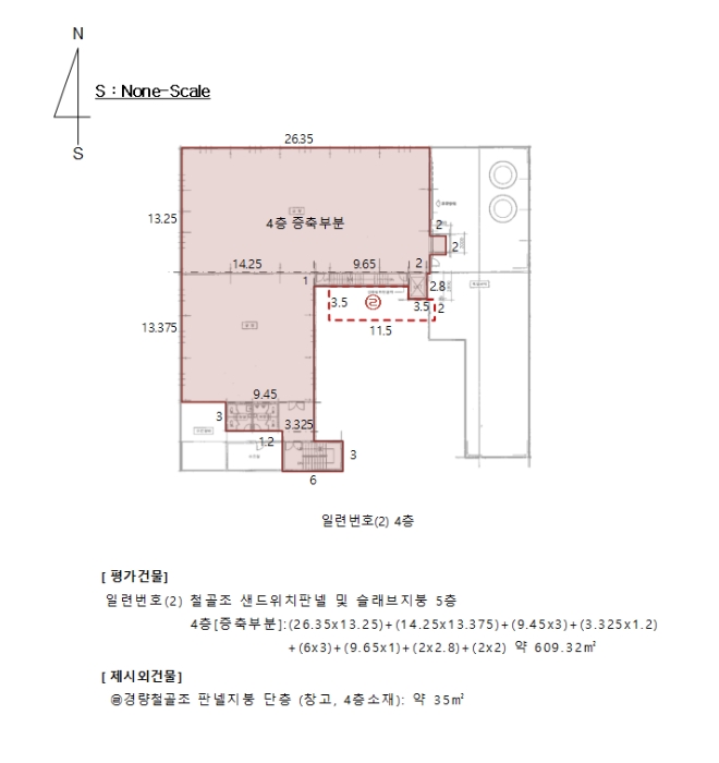 지적 및 건물개황도