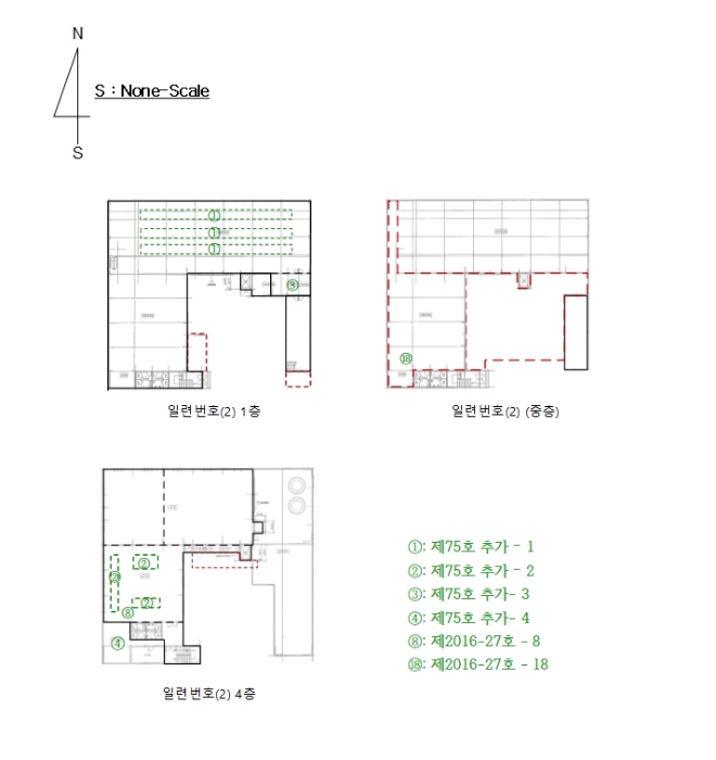 지적 및 건물개황도