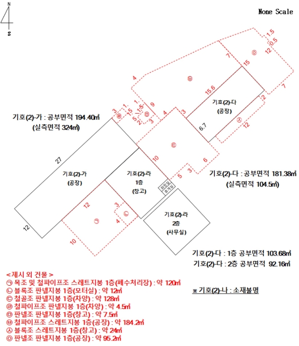 건물개황 및 내부구조도