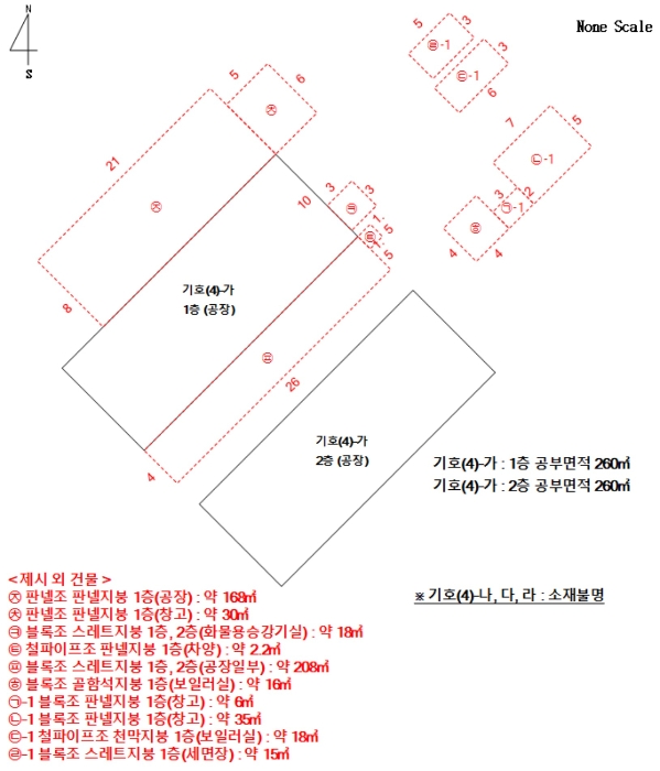 건물개황 및 내부구조도