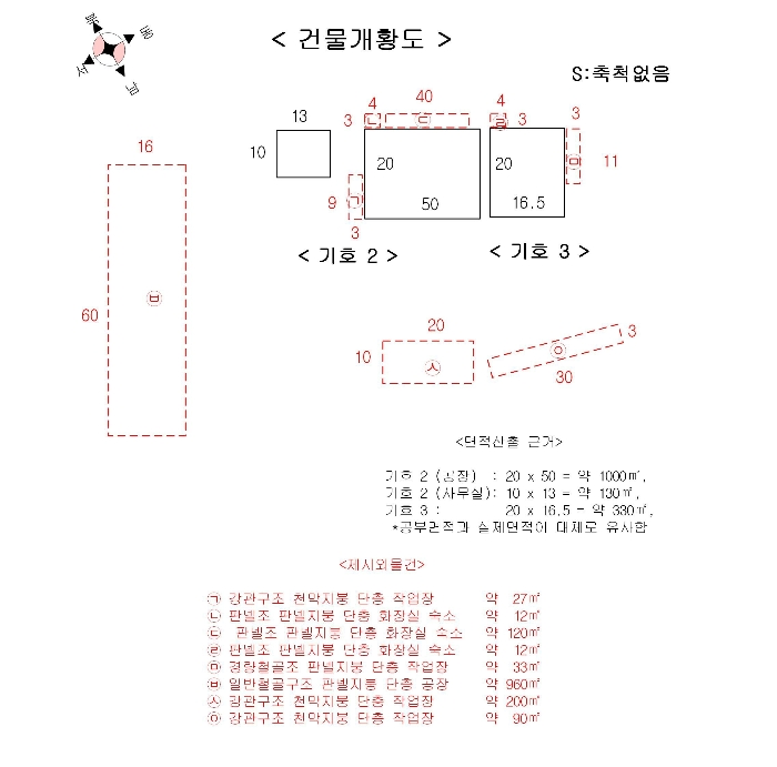 건 물 개 황 도