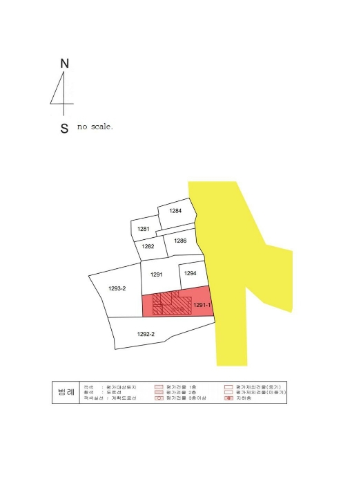 지적 및 건물개황도