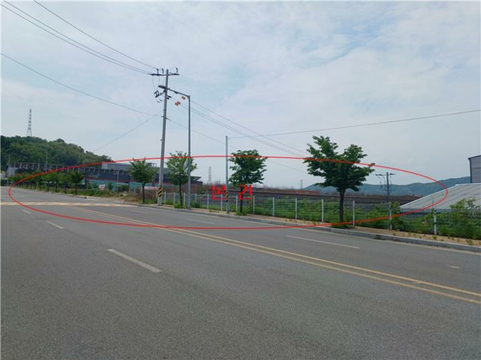 본건 전경 - 북동측 인근에서 촬영