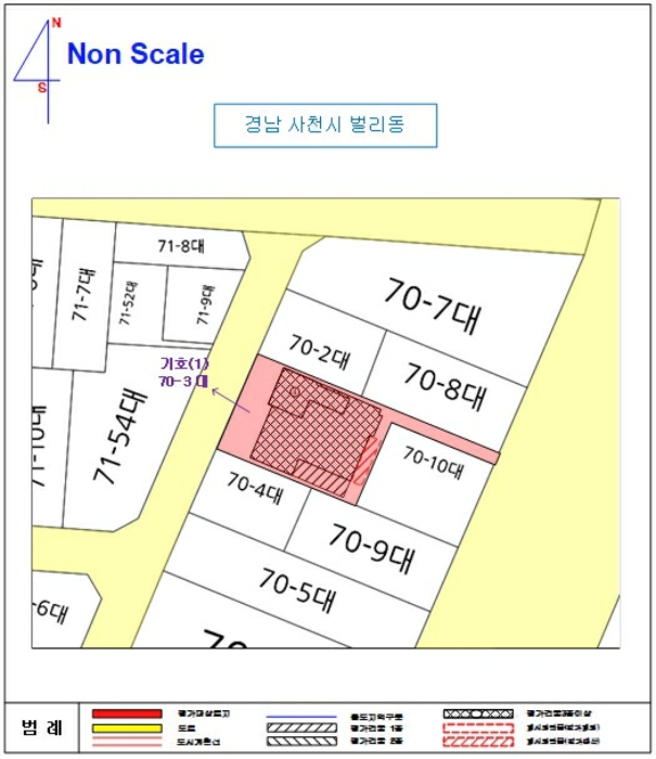 지 적 및 건 물 개 황 도