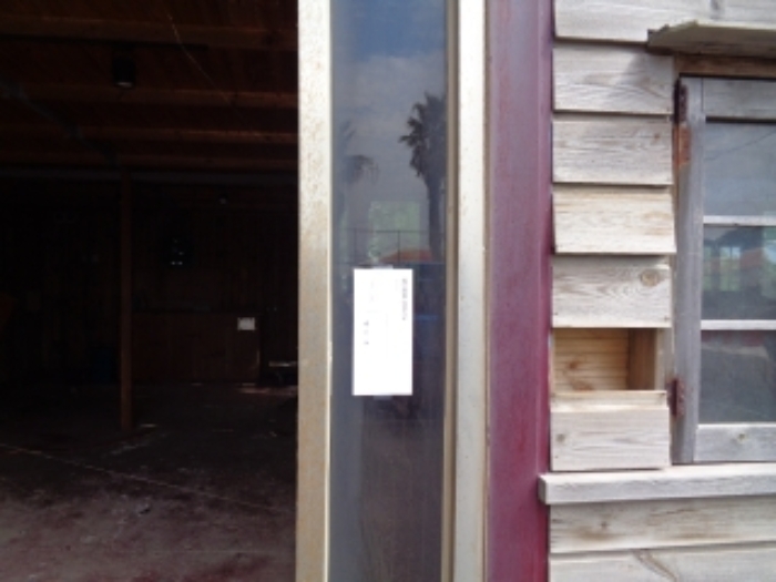 소재지1.(사계리 2019-1) 지상에 소재지3.(사계남로 217, 1호) 제시건물 안내문