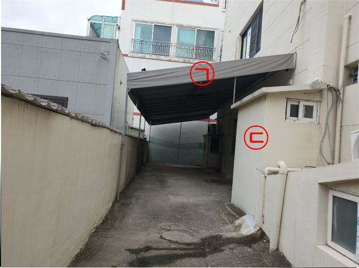 제시외건물(ㄱ) 전경