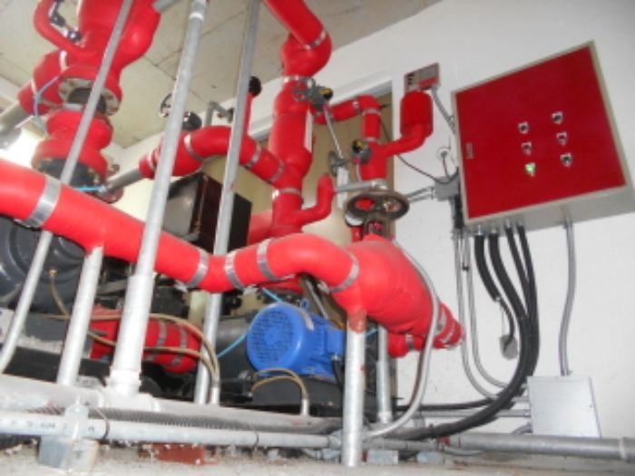 옥상 보일러실 내부모습