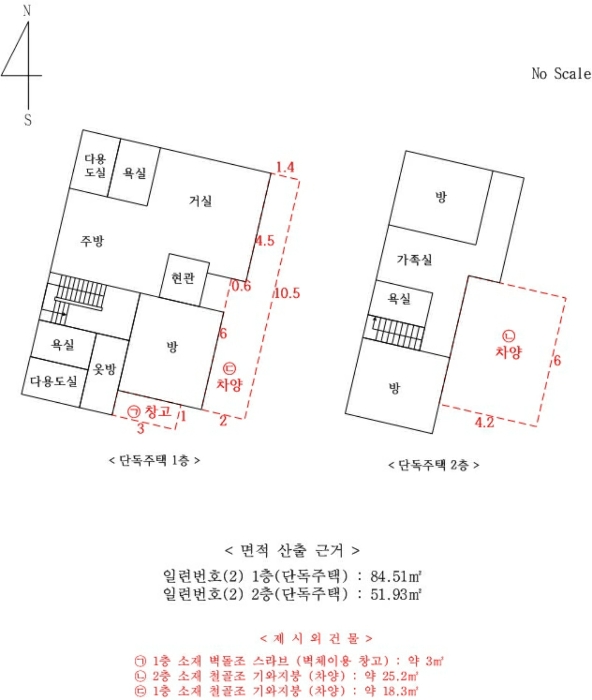 건물개황도 및 내부구조도