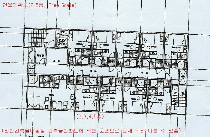 건 물 개 황 도(2-5층,Free Scale)