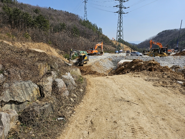 기호(2)서측경계 인근에서 남측방향 촬영