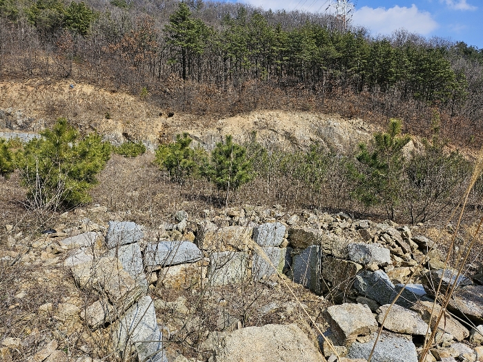 기호(2)서측 경계 인공저수조로 추측된 부분