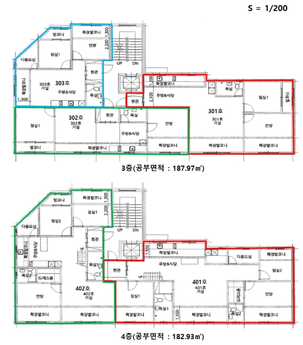 건물개황도 및 내부구조도