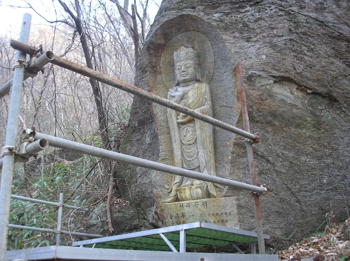 본건 기호(1) 지상 돌부처조각