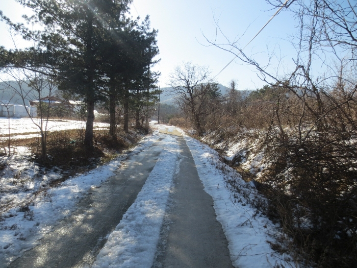 기호 4 토지의 현황 도로 부분