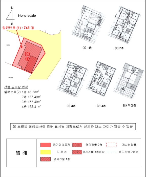 지 적  및 건 물 개 황 도