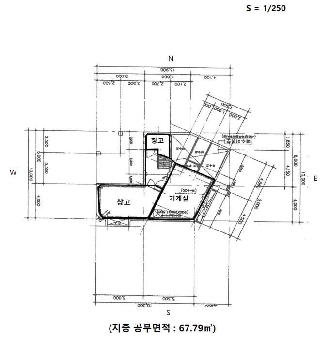 건물개황도및내부구조도