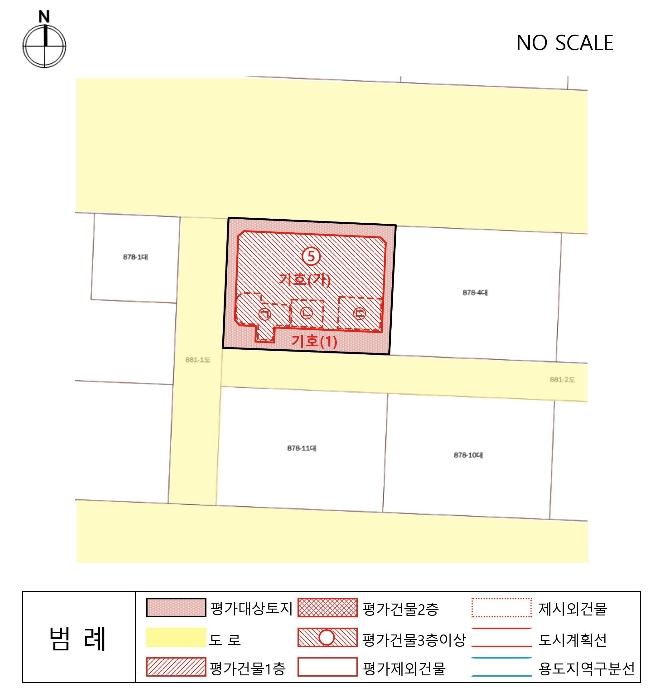 지 적 및 건 물 개 황 도