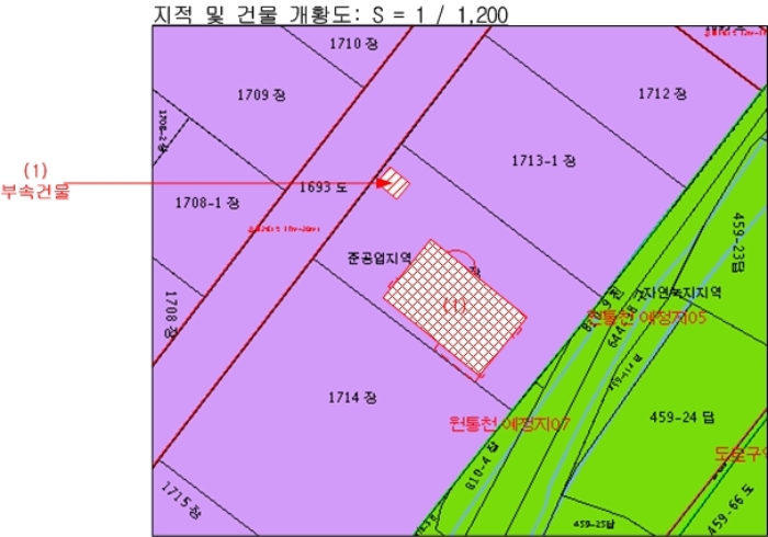 지적도 사진