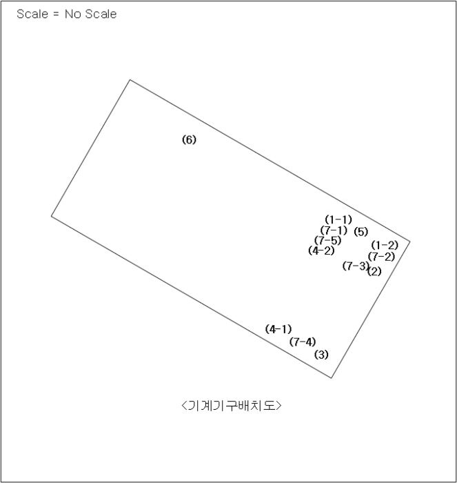 기계기구 배치도