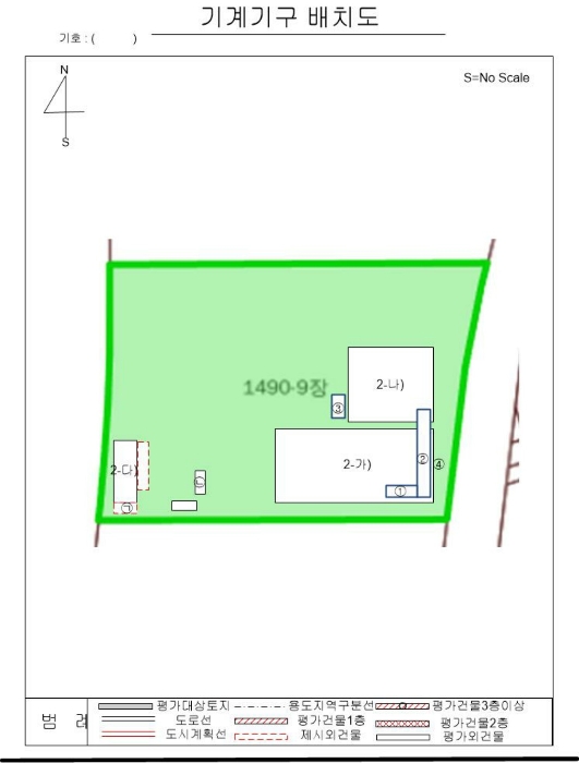 기계기구 배치도