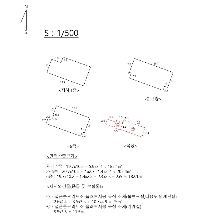 건 물 개 황 도