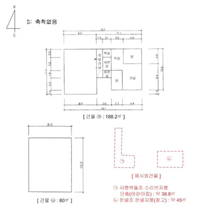 건 물 개 황 도