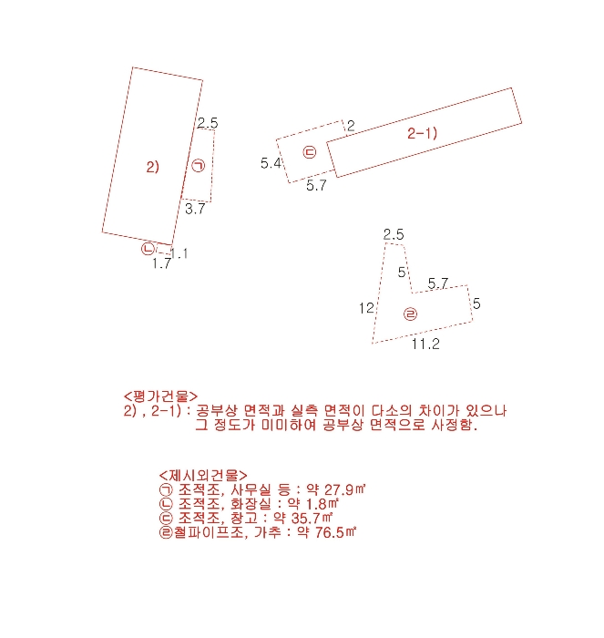 건 물 개 황 도