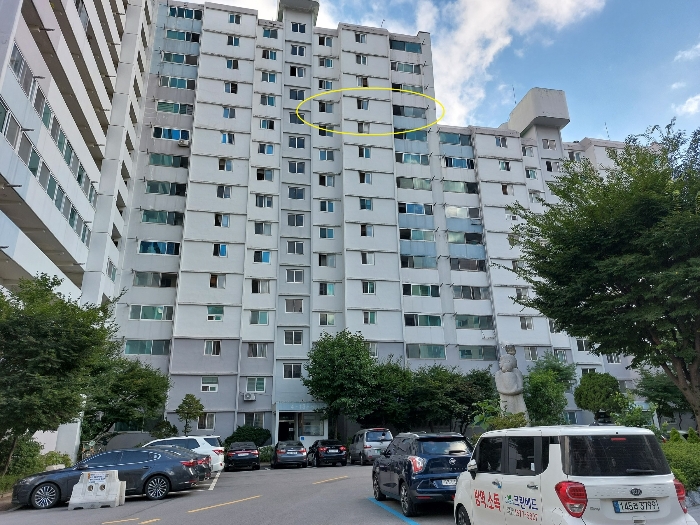 본건세대 북측 전경