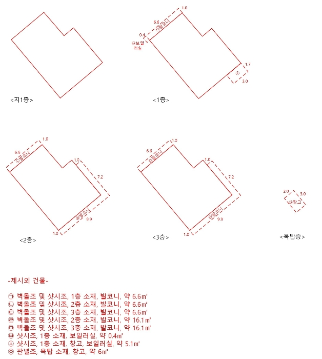 건 물 개 황 도