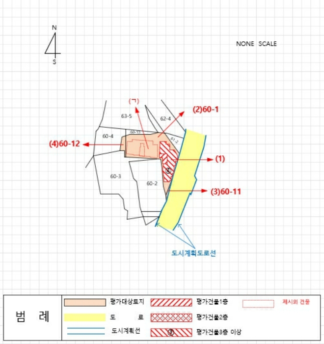 지적 및 건물개황도