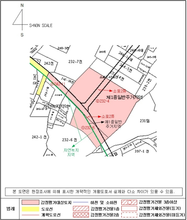 지적 개황도