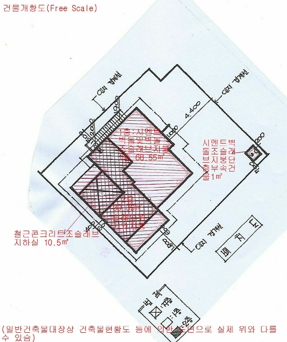 건 물 개 황 도(Free Scale)