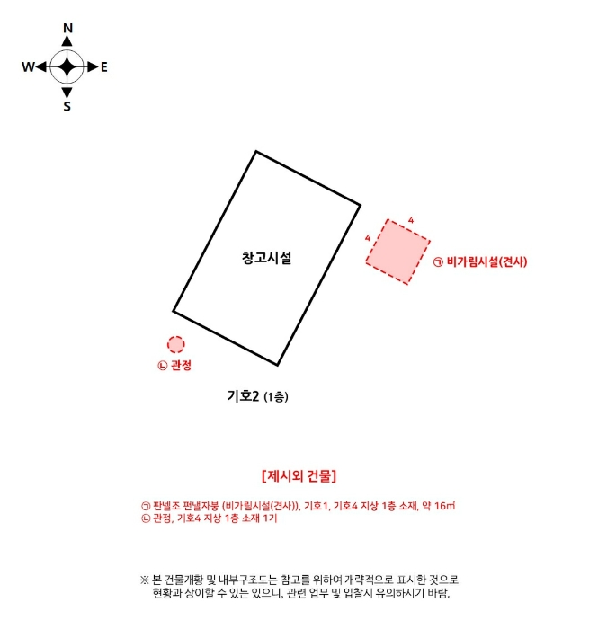 건물개황 및 내부구조도