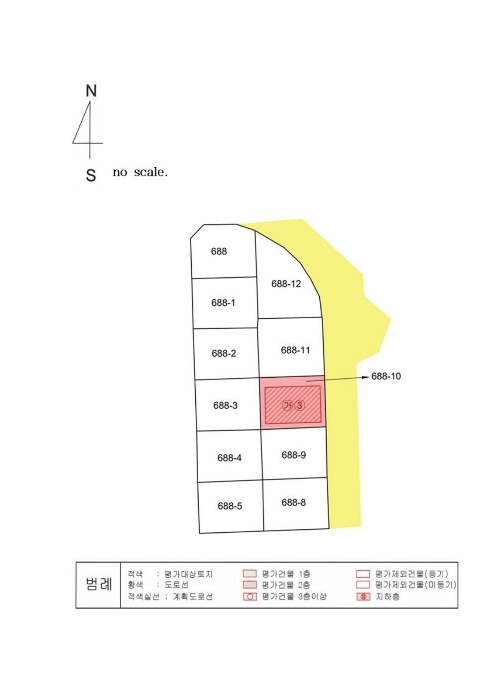 지적 및 건물개황도