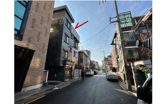 본건 북측에서 촬영