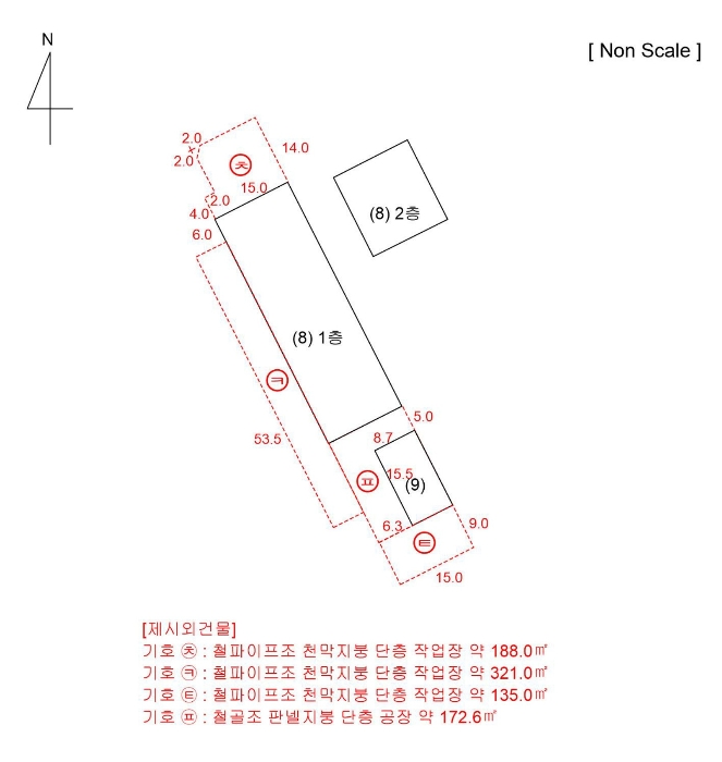 건 물 개 황 도