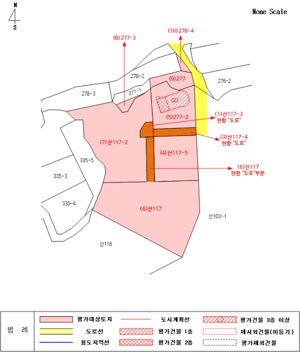 지적 및 건물개황도