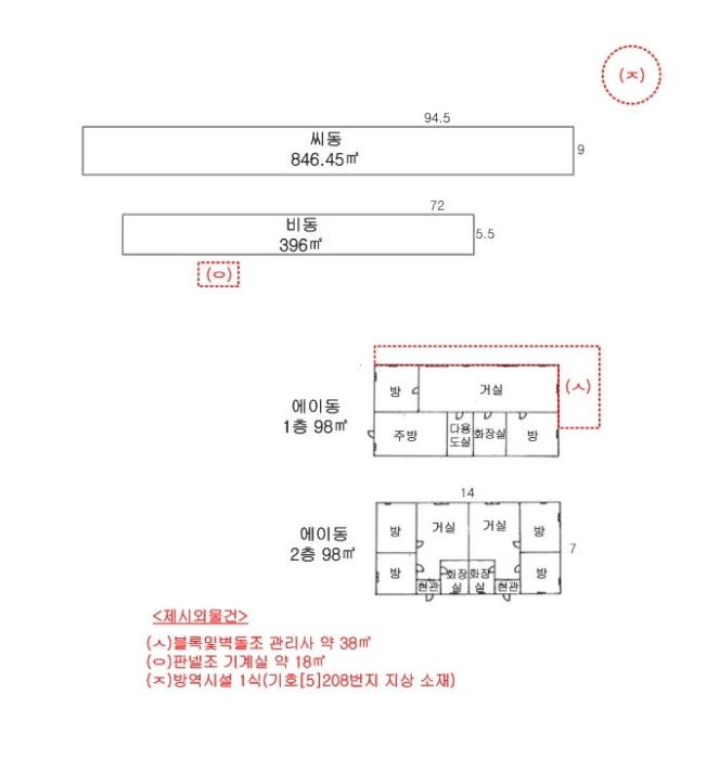 건 물 개 황 도