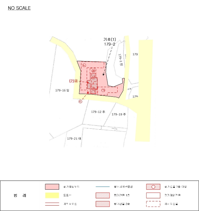 지 적 및 건 물 개 황 도