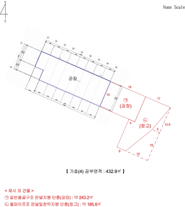 건물개황 및 내부구조도