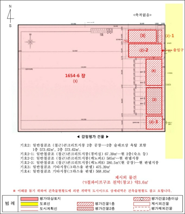 지적 및 건물개황도