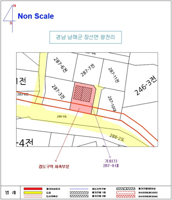 지 적 및 건 물 개 황 도