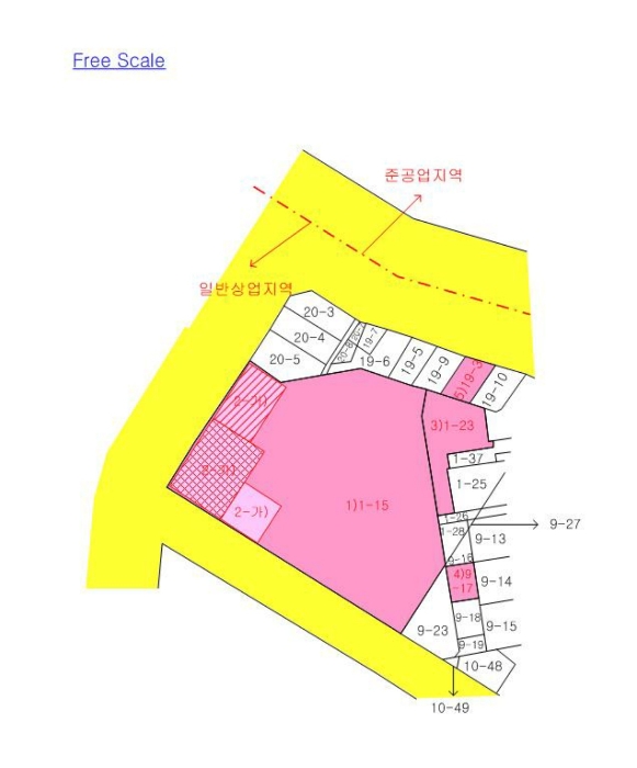 지적 및 건물개황도