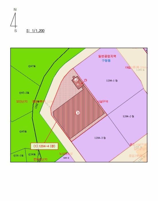 지 적 및 건 물 개 황 도