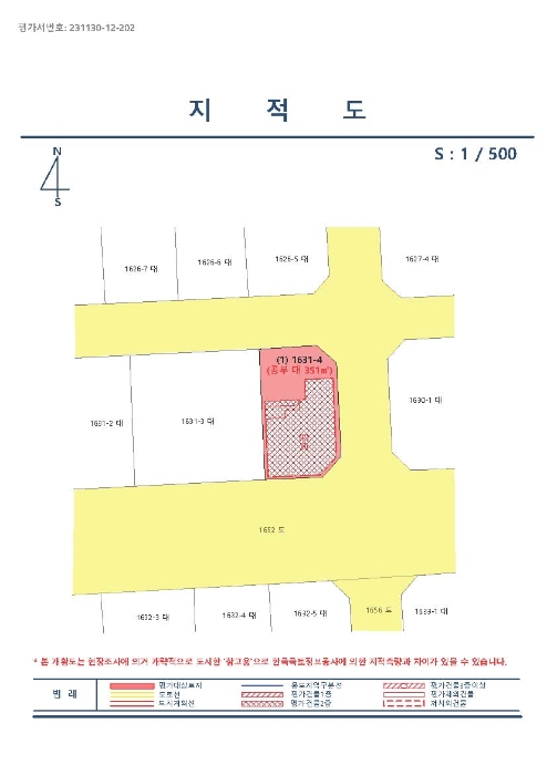 지적도(경매,디딤돌 등)