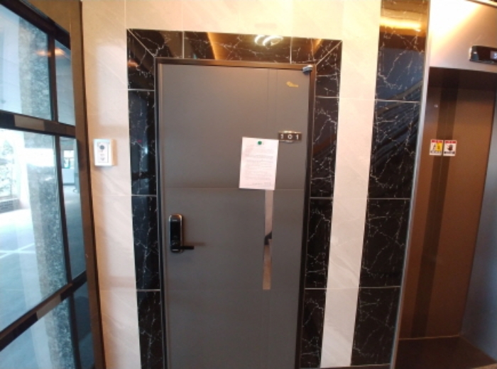 101호 안내문 부착