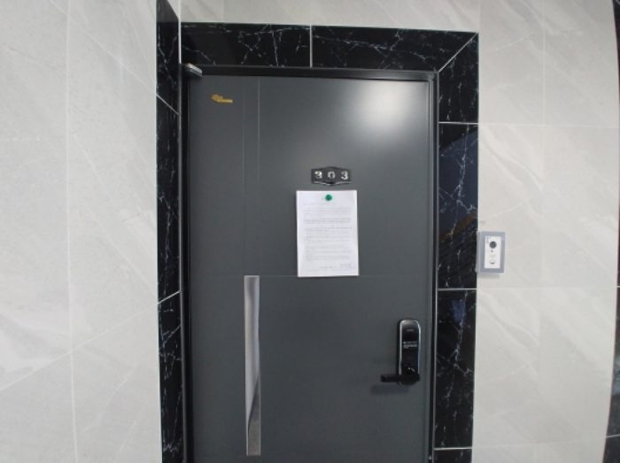 303호 안내문 부착